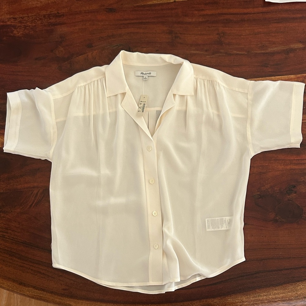 Madewell Silk Camp Shirt